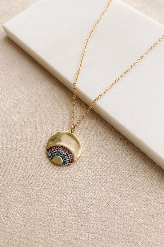 Rainbow Gold Necklace