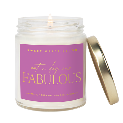 Not A Day Over Fabulous Candle