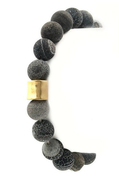 Semi-Precious Stone Stretch Bracelet
