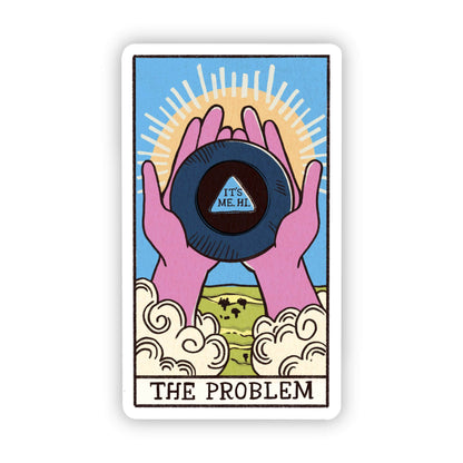 Carte de tarot "Le problème" Sticker