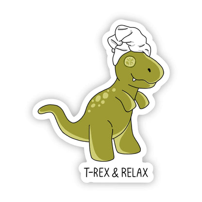 T-Rex et Relax Sticker