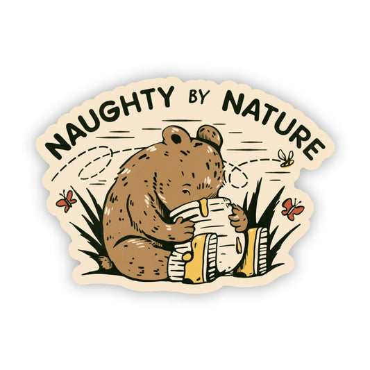 "Vilain par nature" Sticker
