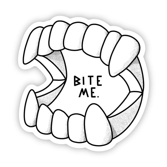 Mords-moi les dents de vampire Sticker