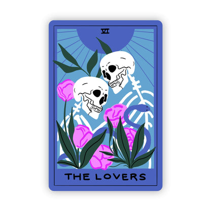 "The Lovers" Tarot Card Sticker
