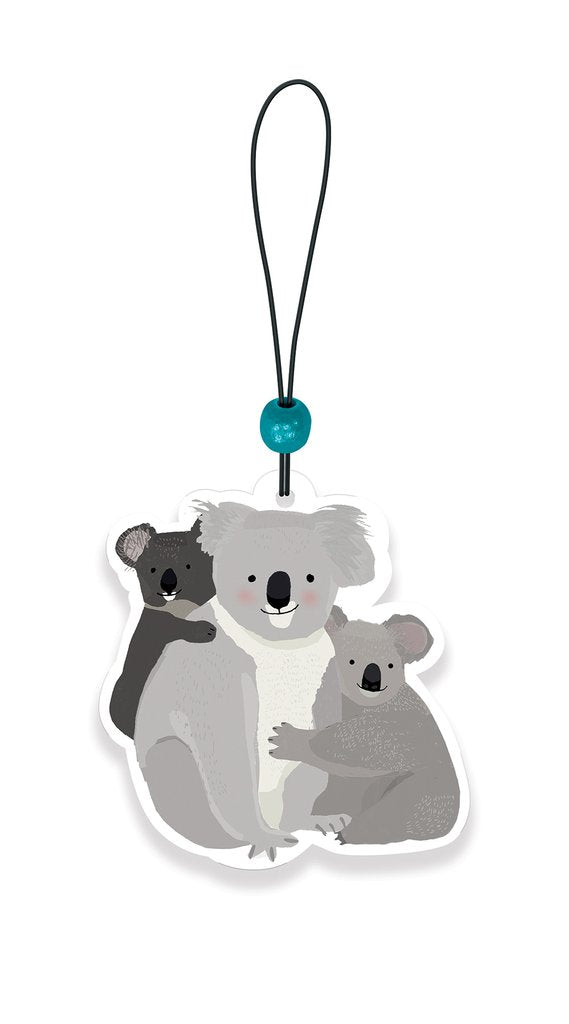 Koala Family Car Air Freshener - Eucalyptus Breeze