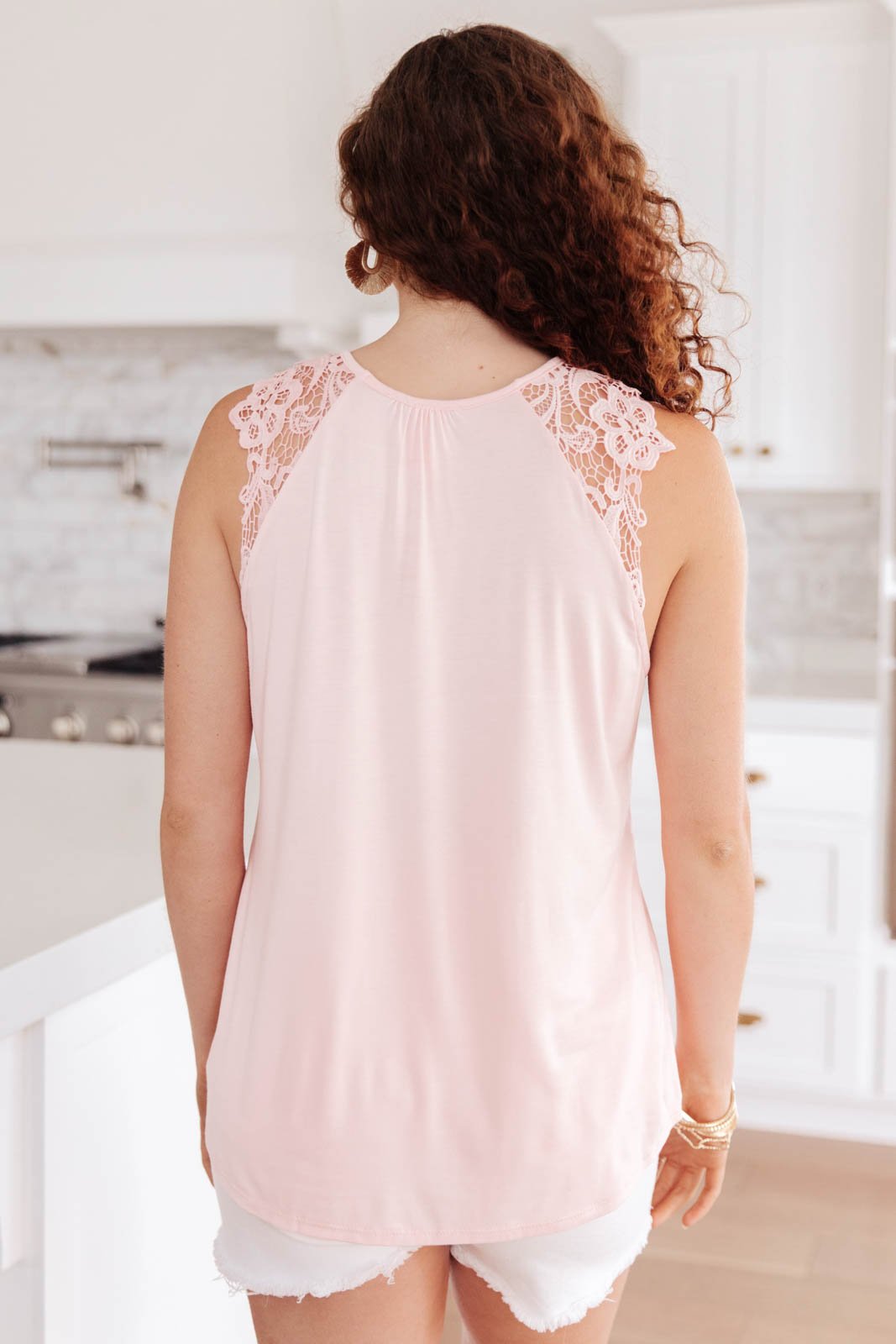 A Little Goes A Long Way Top In Blush (Online Exclusive)