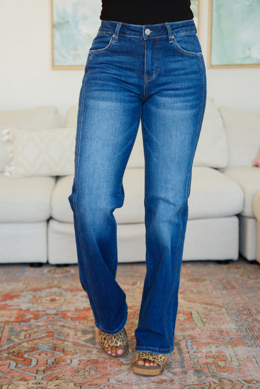 Addison Mid Rise Straight Jeans (Online Exclusive)