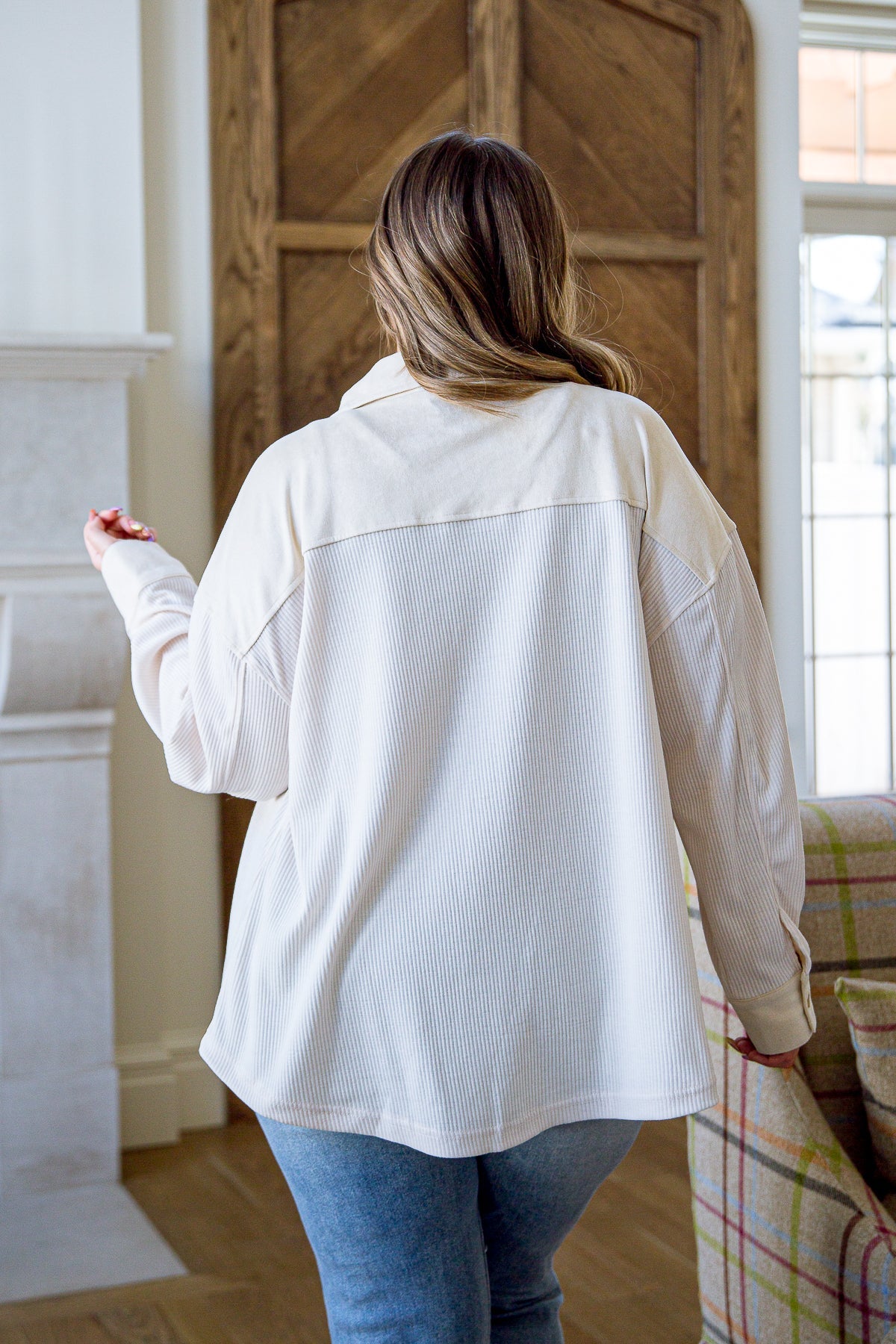 All A Dream Shacket In Ivory (Online Exclusive)