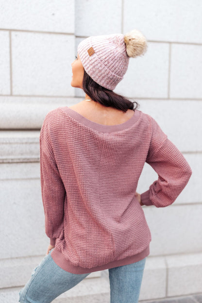 Along the Way Top in Mauve (Online Exclusive)