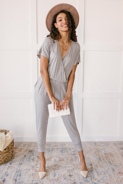Already Ready Jumpsuit in Grey (Online Exclusives)