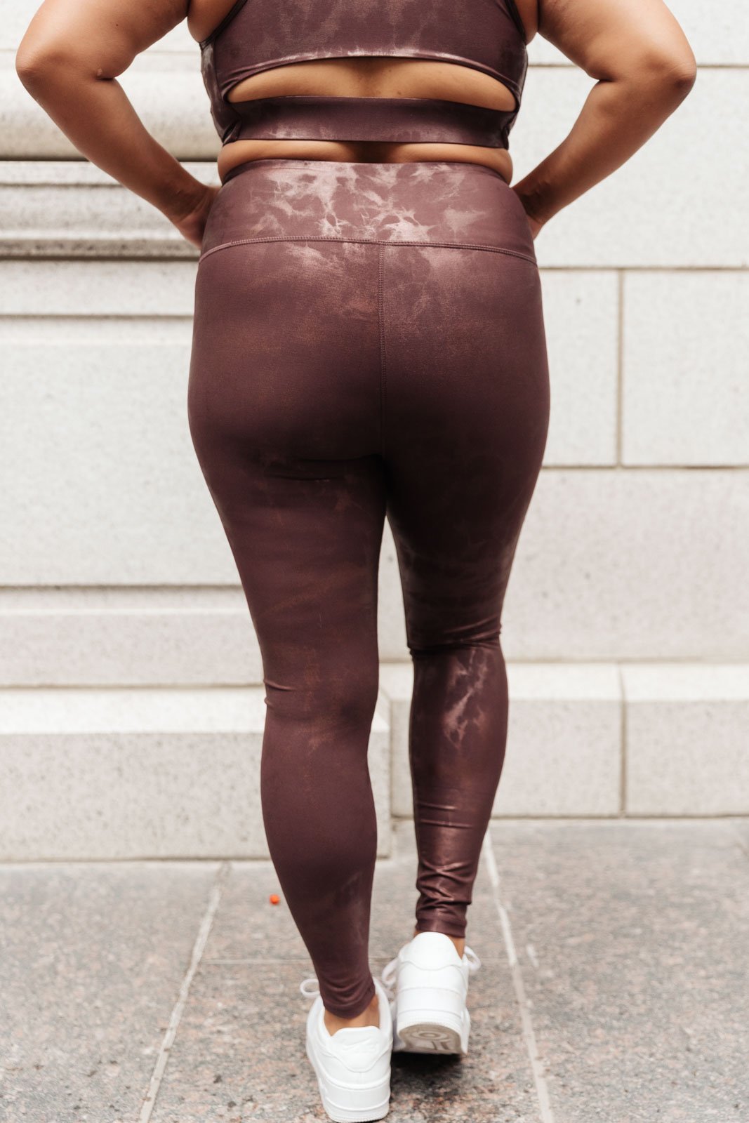 Ava Leggings In Burgundy (Online Exclusive)