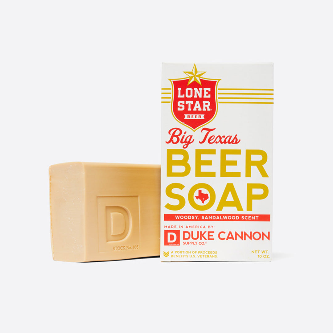BIG TEXAS BEER SOAP - MADE WITH LONE STAR *FS