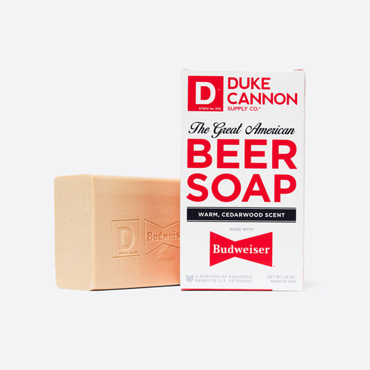 GREAT AMERICAN BEER SOAP - MADE WITH BUDWEISER *FS