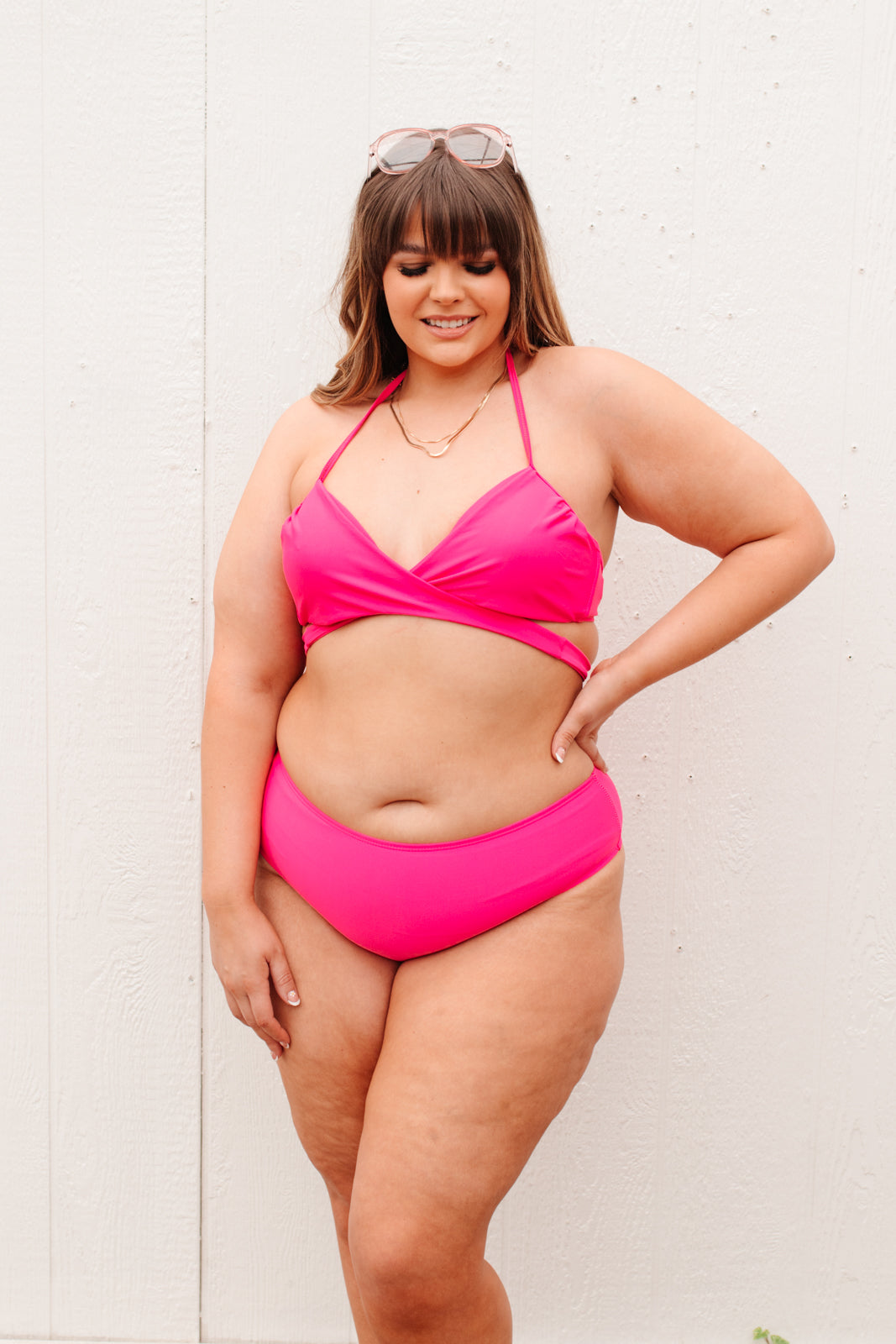 Beside the Bay Pink Swimsuit Top (Online Exclusive)