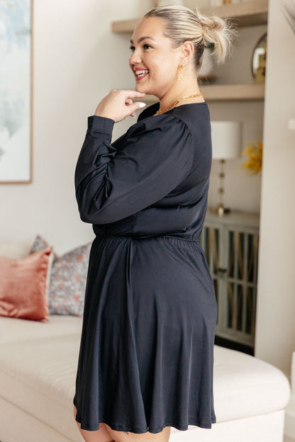 Black Elegance Skort Dress (Online Exclusive)