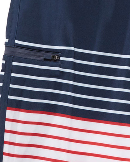 Lauderdale Swim Horizontal Stripe Board Shorts