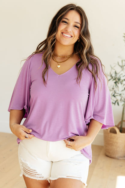 Cali Blouse in Lavender (Online Exclusive)