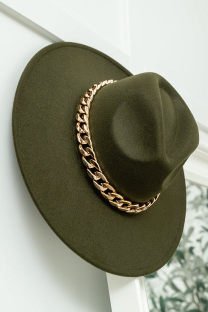 Can Have It All Wide Brim Hat In Olive (Online Exclusive)