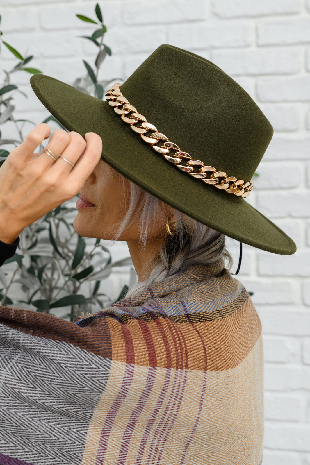 Can Have It All Wide Brim Hat In Olive (Online Exclusive)