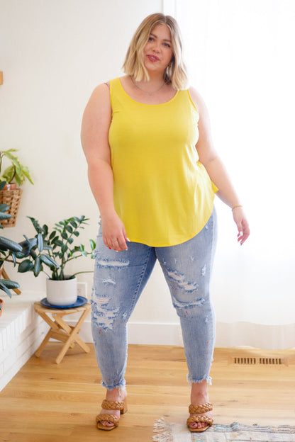 Can't Get Enough Top in Yellow (Online Exclusive)