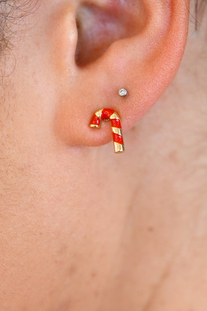 Candy Canes & Bows Stud Set (Online Exclusive)