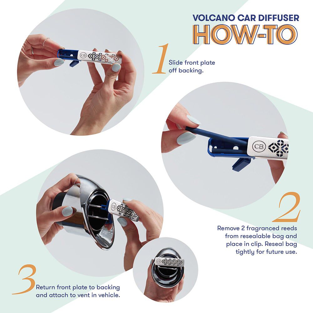 Volcano Car Diffuser Kit