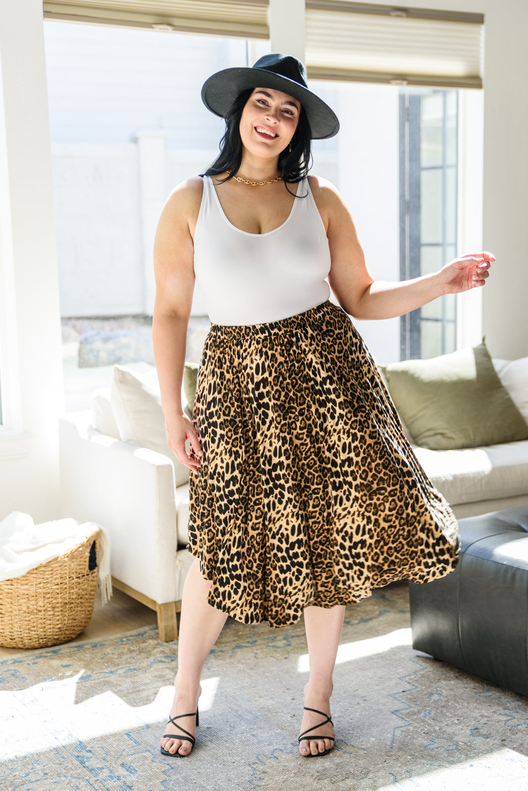 Carefree Animal Print Skirt (Online Exclusive)