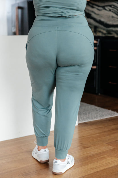Always Accelerating Joggers in Tidewater Teal (Online Exclusive)