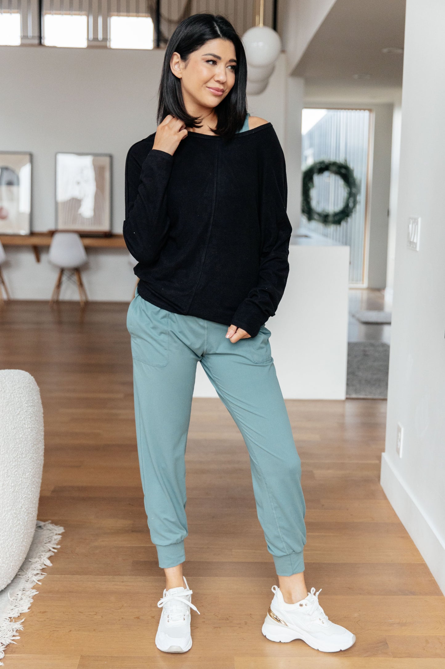 Always Accelerating Joggers in Tidewater Teal (Online Exclusive)