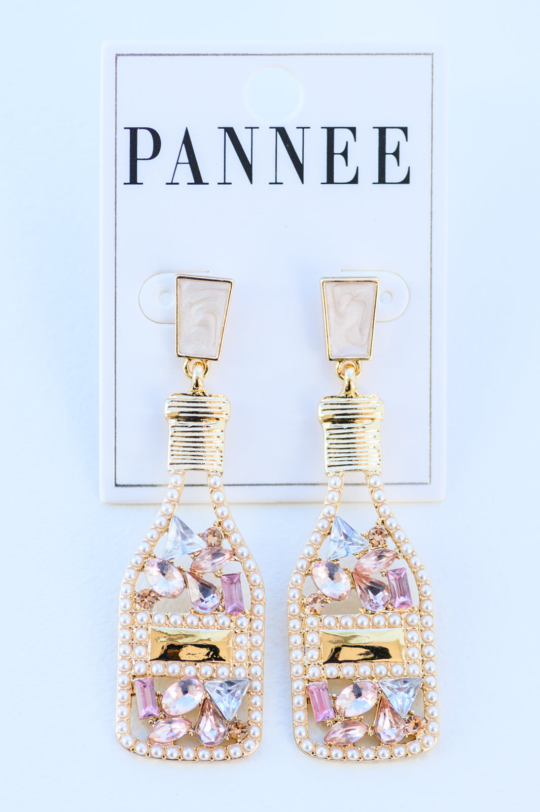 Champagne Kiss Earrings in Pink (Online Exclusive)