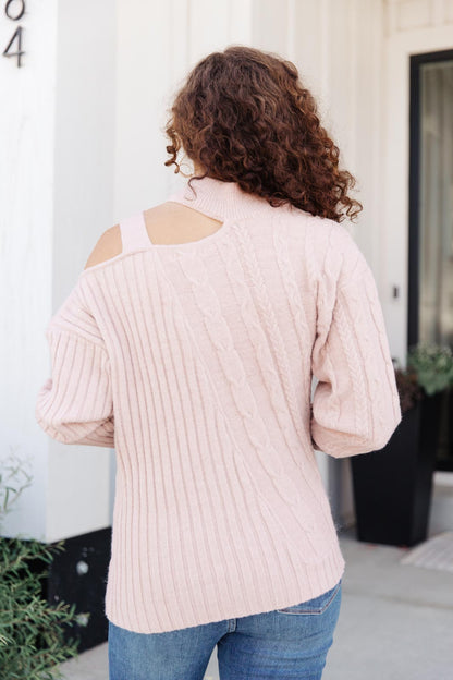City Chic Sweater in Mauve (Online Exclusive)