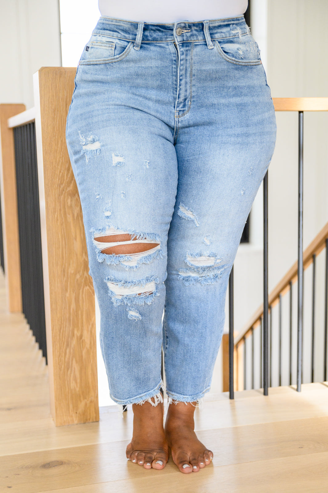 Claire High-Rise Slim Straight Leg Jeans (Online Exclusive)