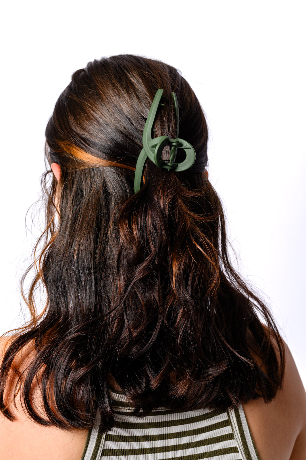 Claw Clip Set of 4 in Forest Green (Online Exclusive)