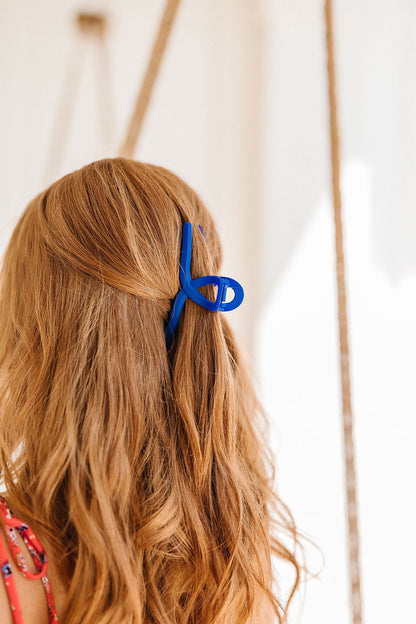 Claw Clip Set of 4 in Royal Blue (Online Exclusive)