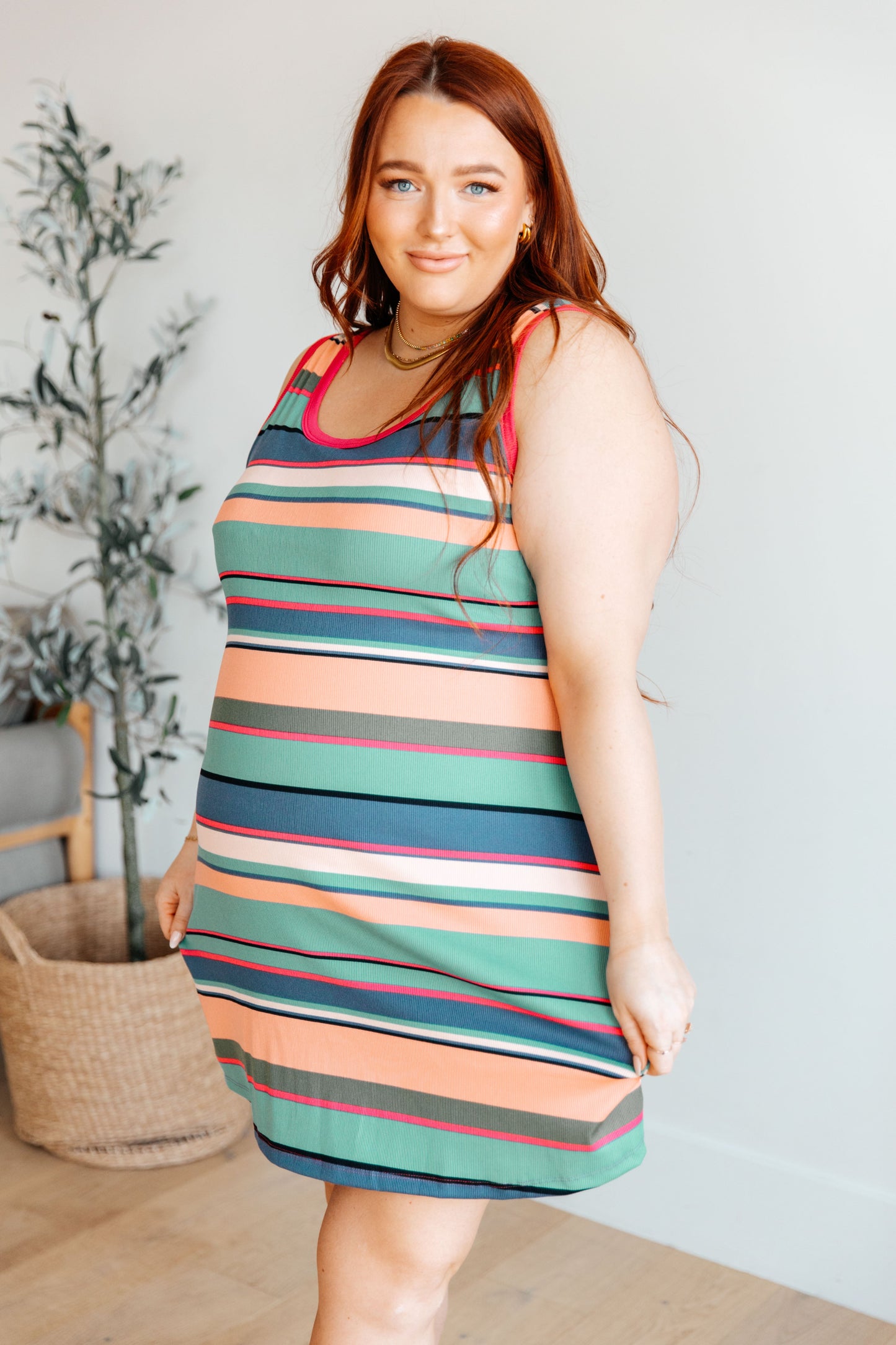 Summer Lovin' Striped Tank Dress (Online Exclusive)