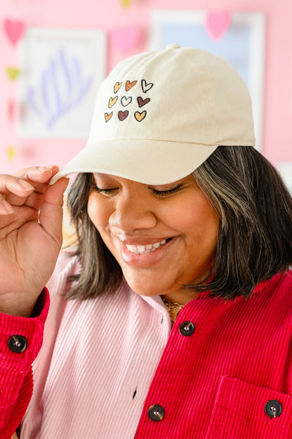Crush On You Embroidery Heart Cap (Online Exclusive)