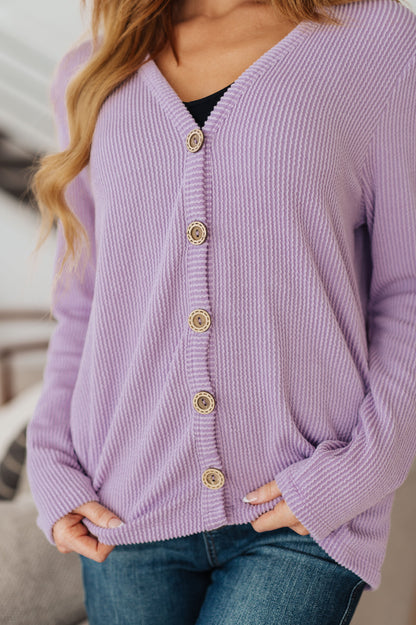 Dilly Dally Ribbed Cardigan (Online Exclusive)