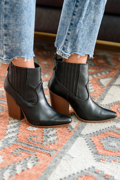 Easy As That Ankle Boots In Black (Online Exclusive)
