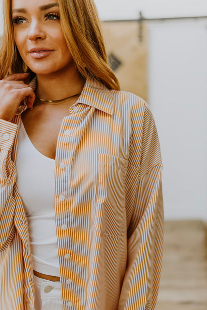 Easy On The Eyes Striped Button Up (Online Exclusive)