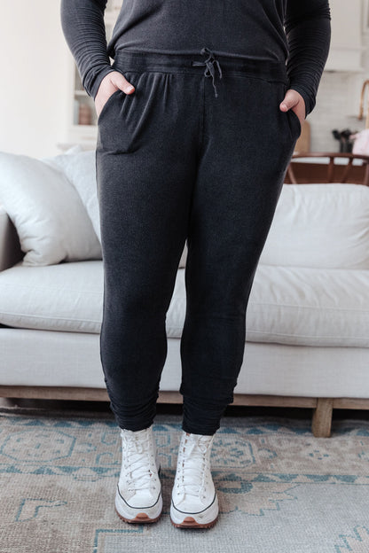 Essential Lounge Joggers In Black Lava (Online Exclusive)