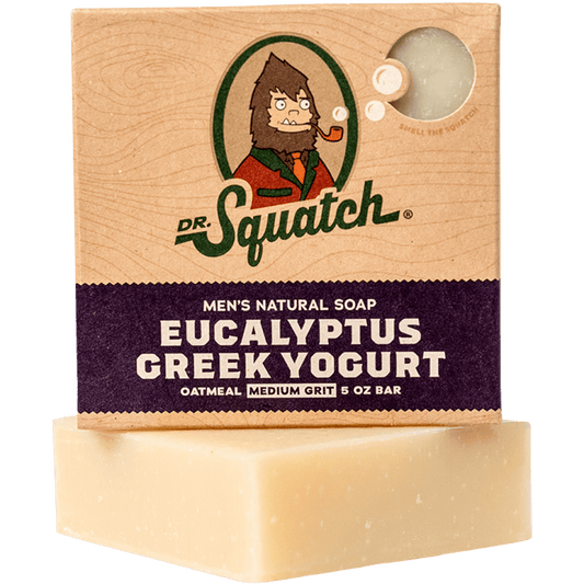 Savon en barre au yaourt grec à l'eucalyptus