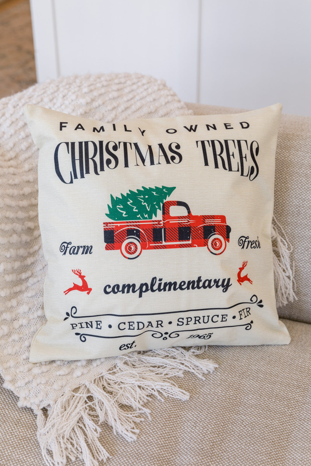 Farm Fresh Christmas Trees Pillow Case (Online Exclusive)