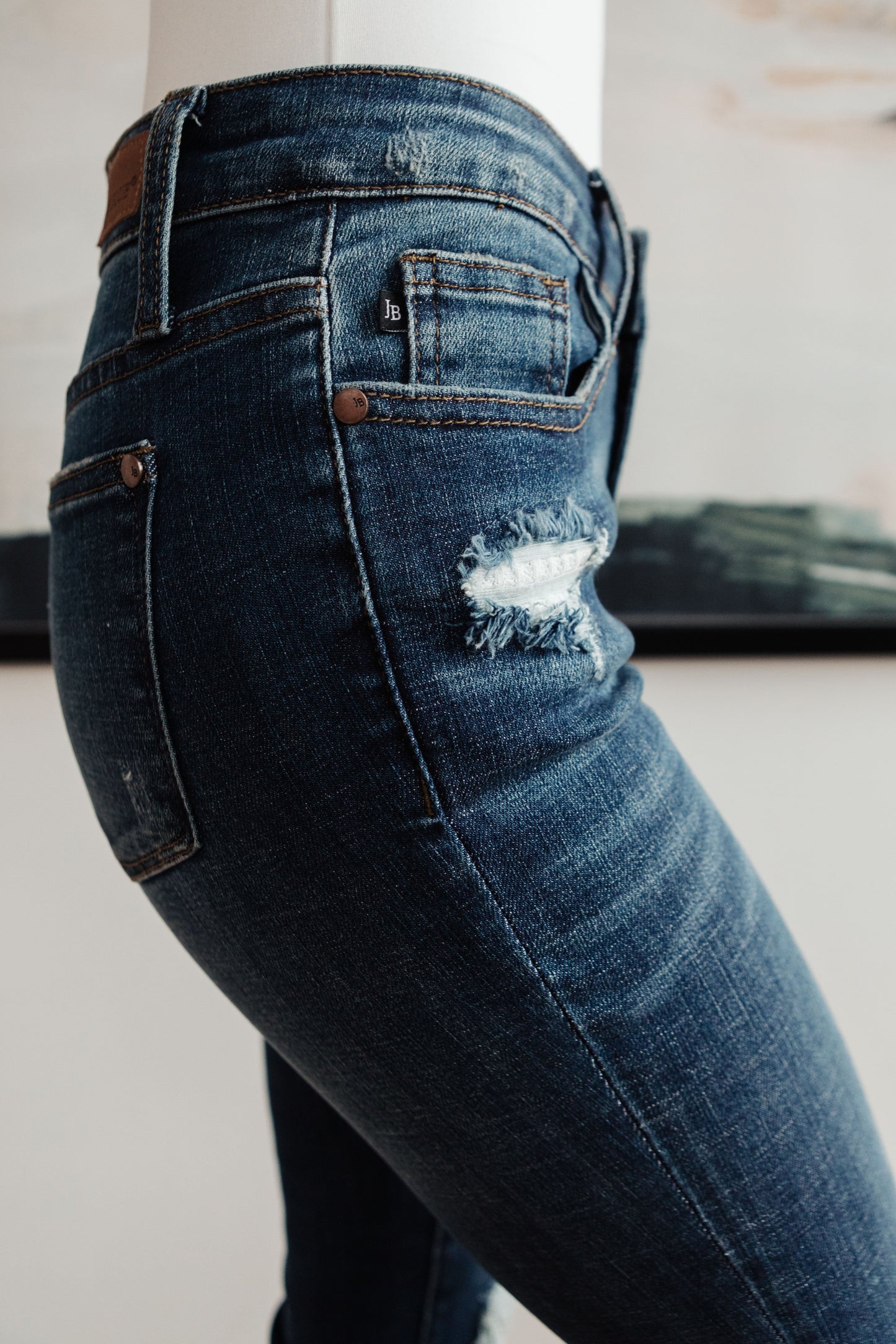 Feelin Warm Patch Jeans (Online Exclusive)