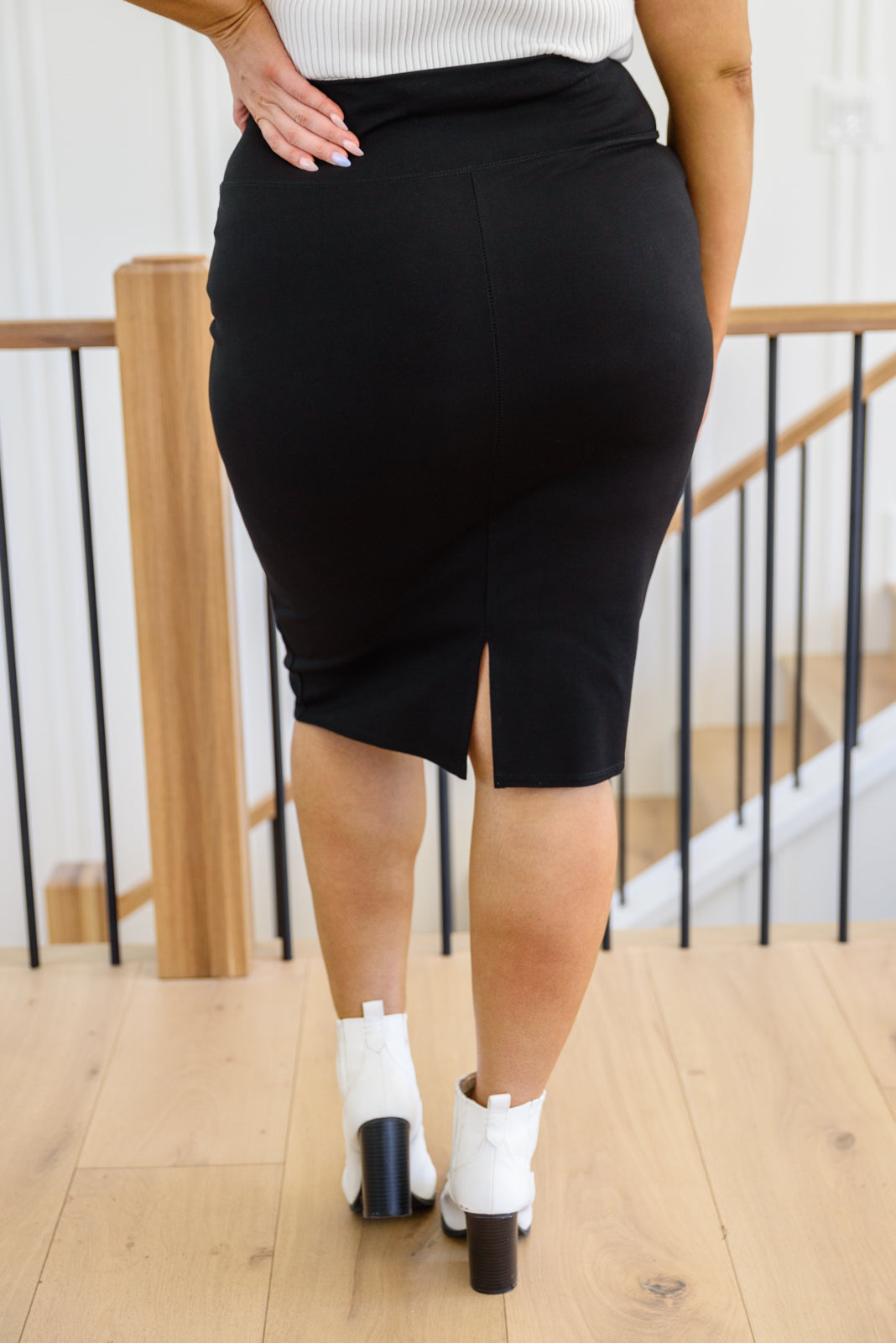 Forever N' Ever Pencil Skirt In Black (Online Exclusive)