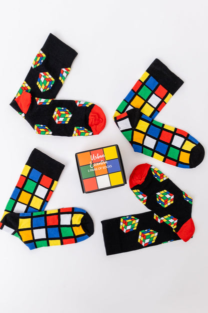 Game Cube Graphic Socks (Online Exclusive)