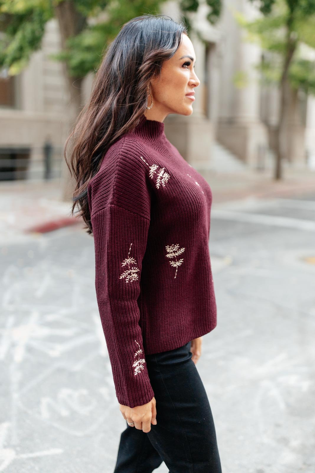 Genevieve Embroidered Sweater (Online Exclusive)