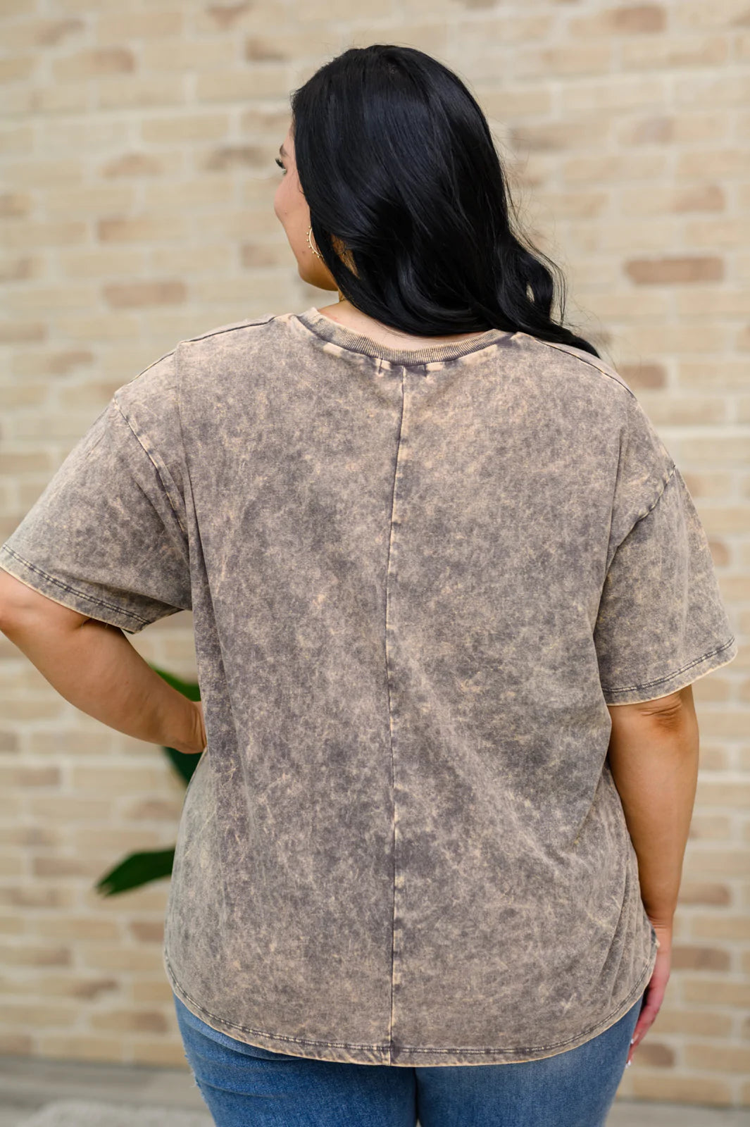 Get Ahead Washed Short Sleeve Top (Online Exclusive)