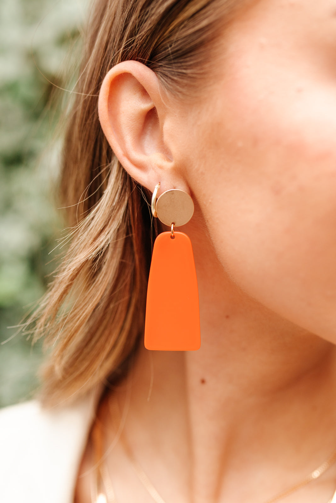 Getaway Drop Earrings In Orange (Online Exclusive)