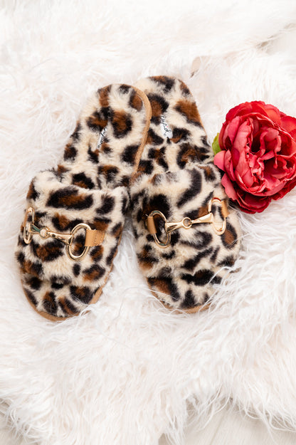 Girls Night In Animal Print Slippers (Online Exclusive)
