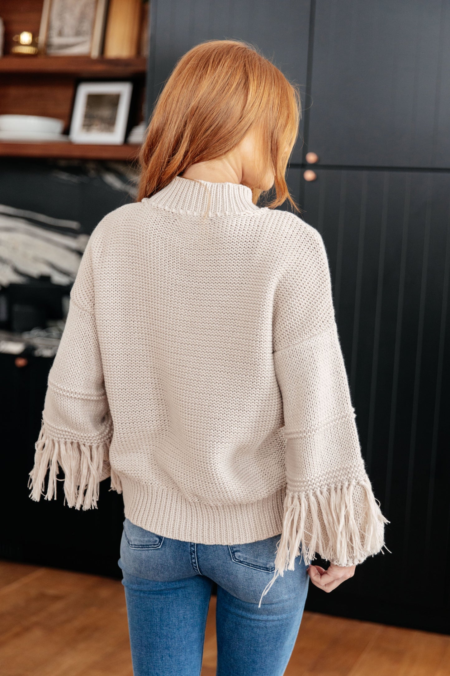 Handle It All Fringe Detail Sweater (Online Exclusive)